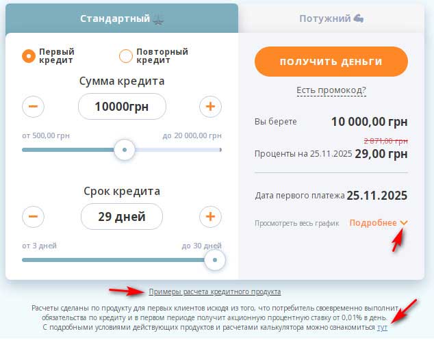 Первый кредит под 0 без процентов